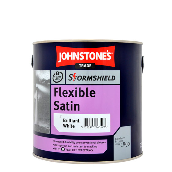 Stormshield Flexible Satin from Johnstone's Trade Paints
