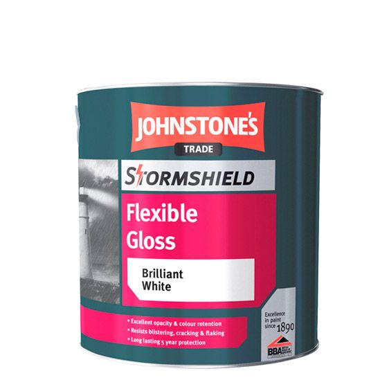 Stormshield Flexible Gloss Paint from Johnstone's Trade Paints