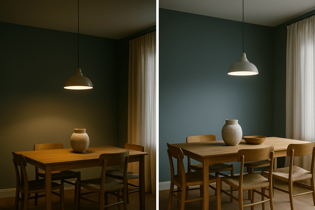 artificial lighting vs natural lighting